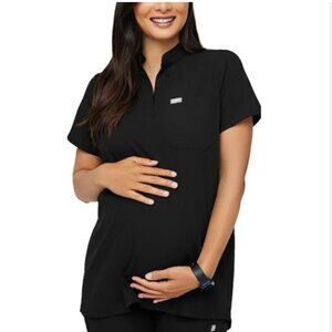 FIGS MATERNITY SCRUBS BLACK XS